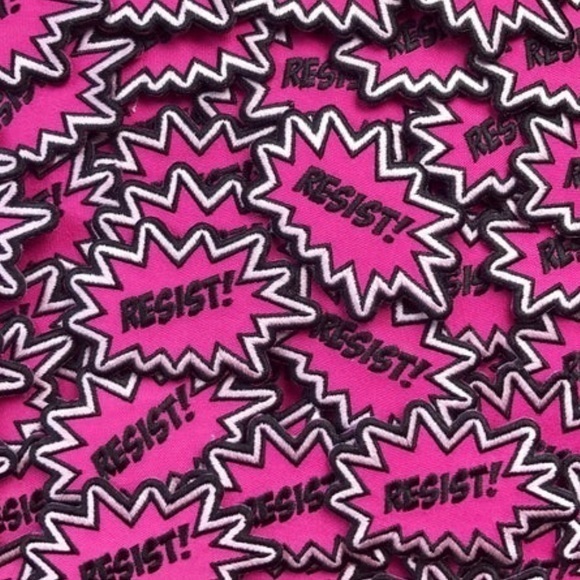 2 Original Piggy & Boo RESIST Iron/Sew-On Patch - Picture 1 of 4